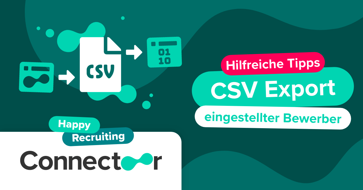 Featured image for “CSV Export eingestellter Bewerber”